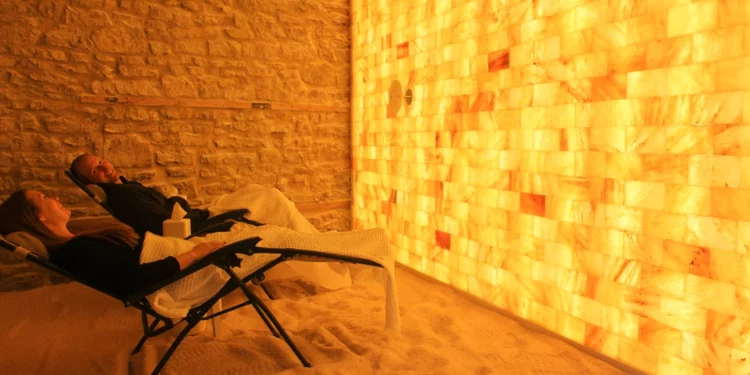 Salt therapy room